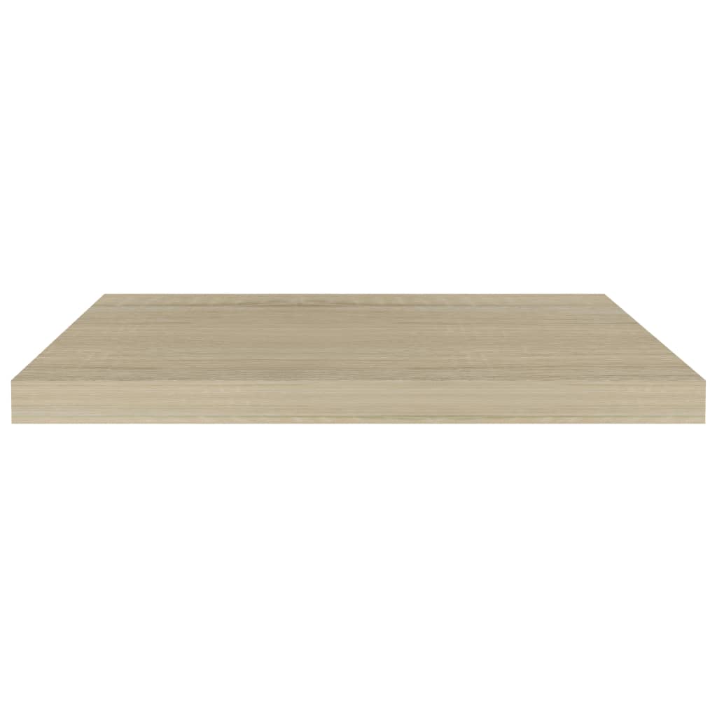 Scaffale a Parete Rovere 60x23,5x3,8 cm in MDF - homemem39