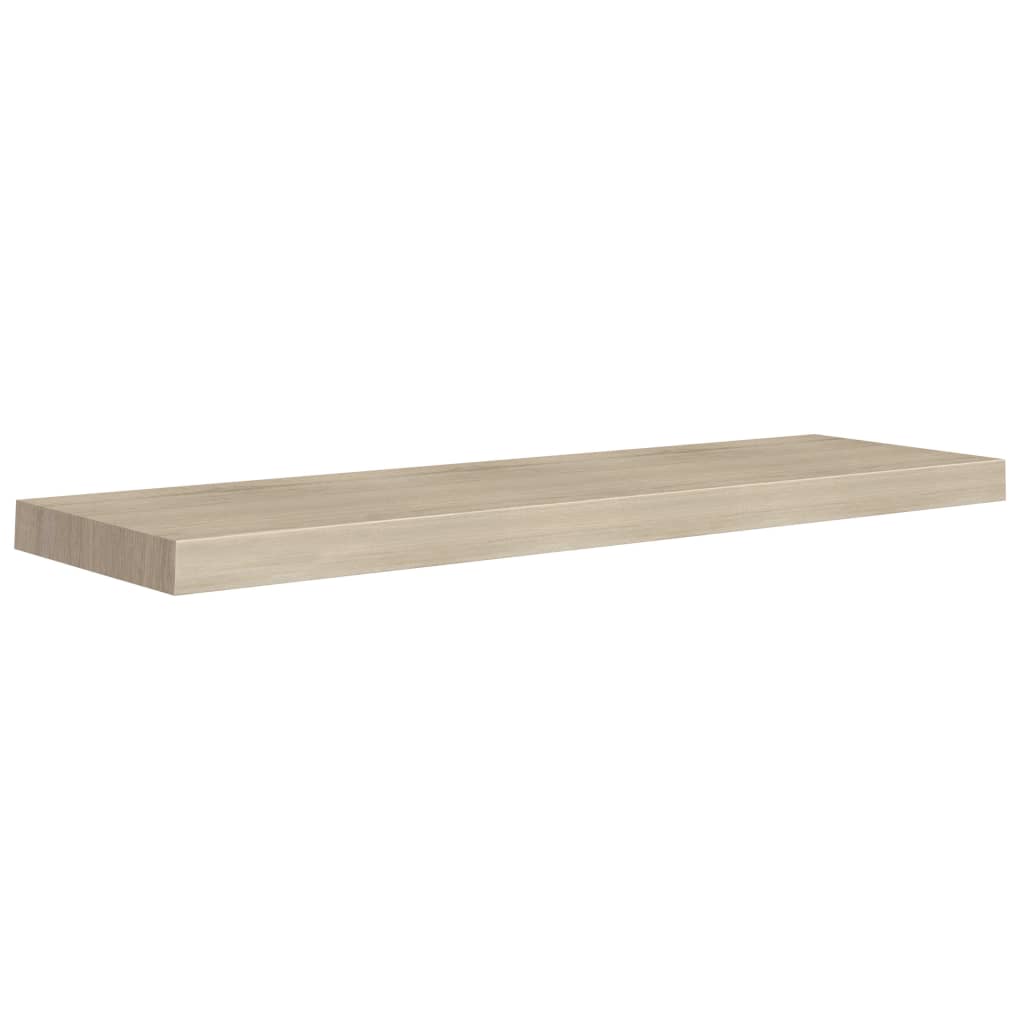 Scaffali a Parete 2 pz Rovere 90x23,5x3,8 cm in MDF - homemem39