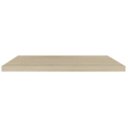 Scaffali a Parete 2 pz Rovere 90x23,5x3,8 cm in MDF - homemem39