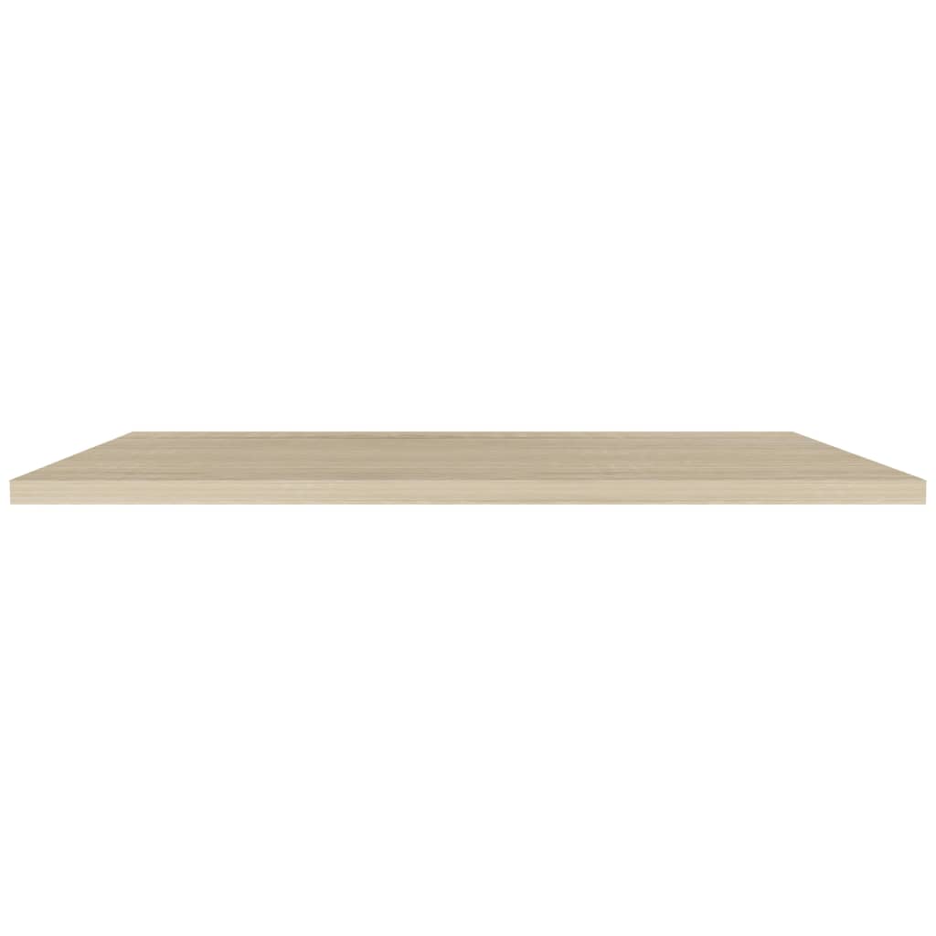 Scaffali a Parete 2 pz Rovere 120x23,5x3,8 cm in MDF - homemem39