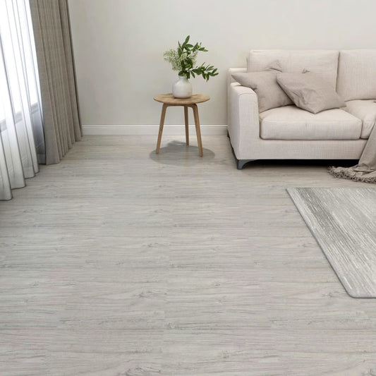 Listoni Pavimenti Autoadesivi 55 pz in PVC 5,11m² Grigio Chiaro - homemem39