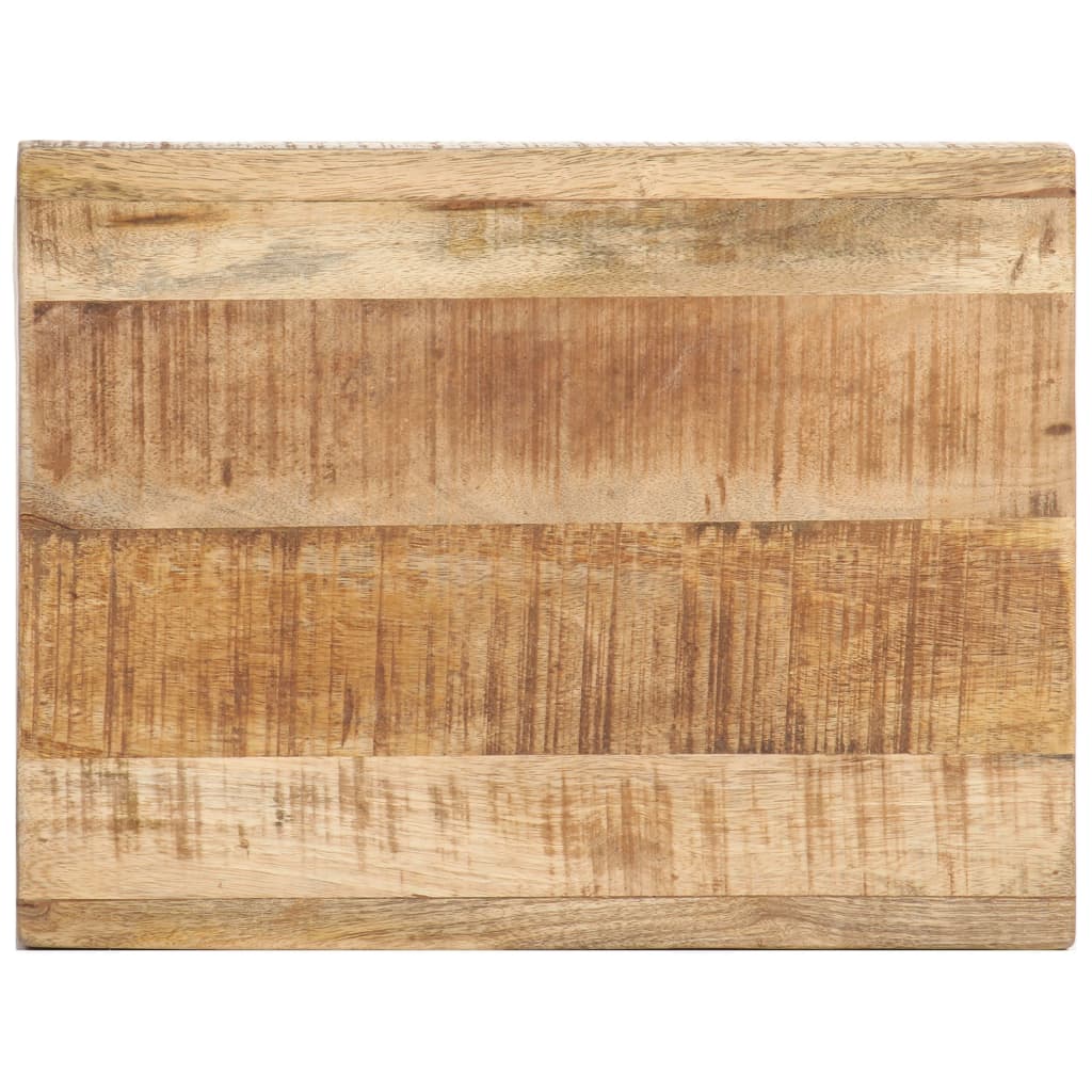 Tavolino 40x30x50 cm in Legno Massello di Mango Grezzo - homemem39