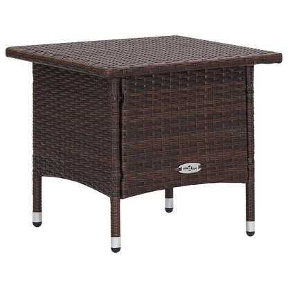 Set Divani da Giardino 2 pz con Cuscini in Polyrattan Marrone - homemem39