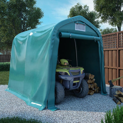 Tenda Garage in PVC 1,6x2,4 m Verde - homemem39