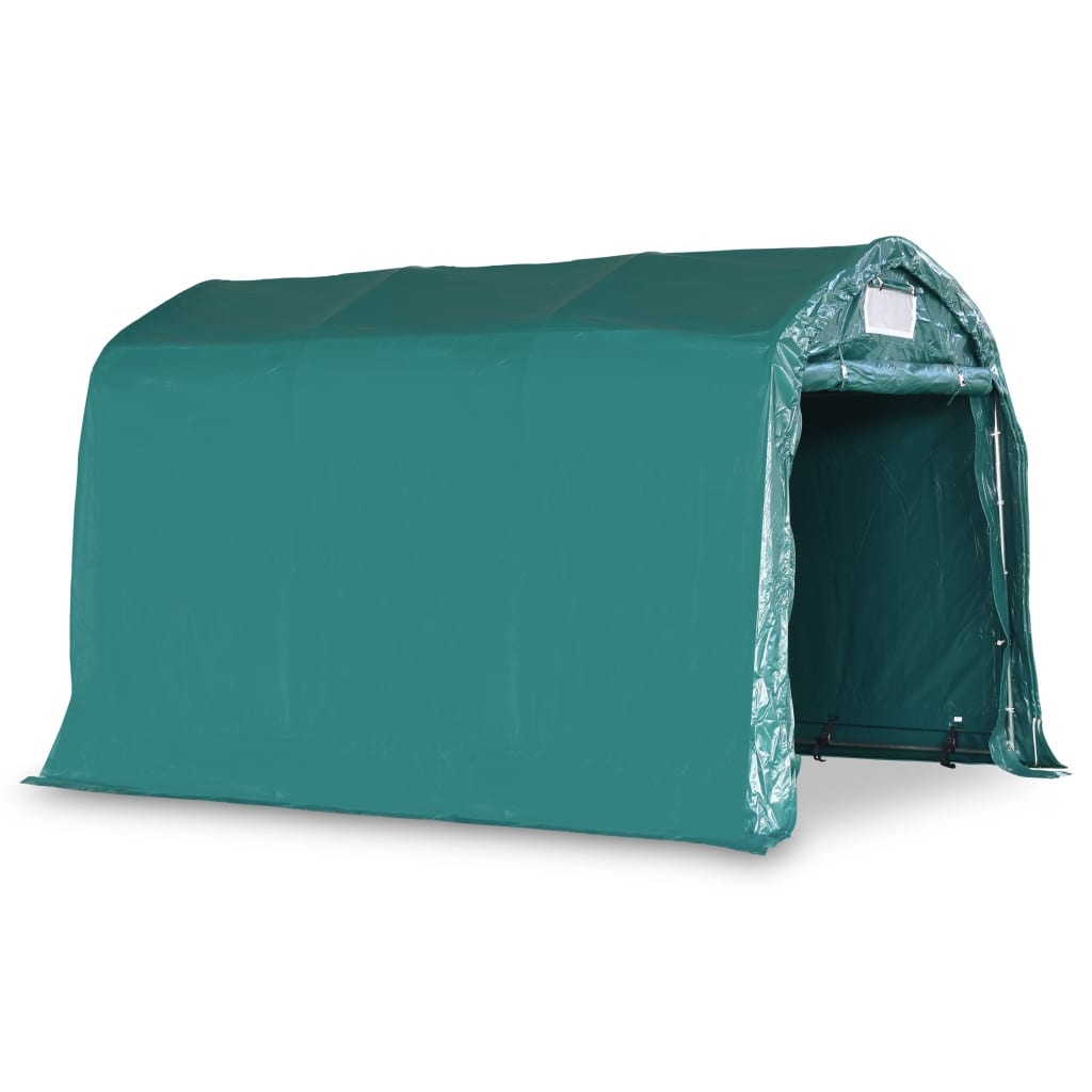 Tenda Garage in PVC 2,4x3,6 m Verde - homemem39