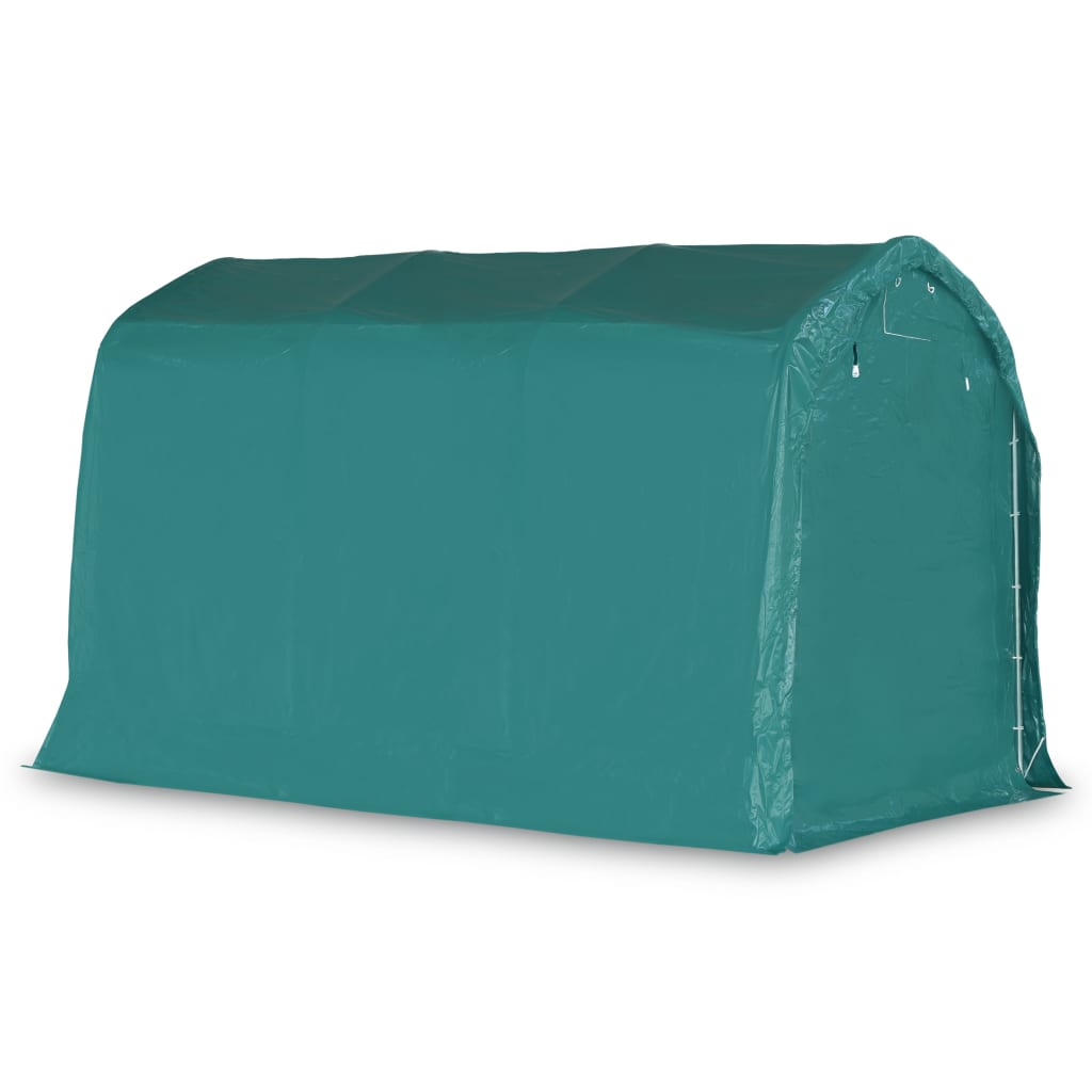 Tenda Garage in PVC 2,4x3,6 m Verde - homemem39