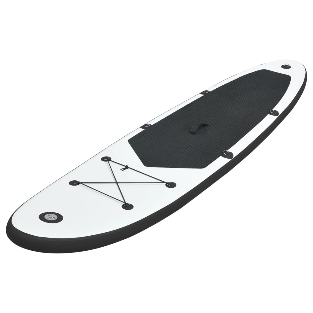 Set Tavola Gonfiabile da SUP Nero e Bianco - homemem39