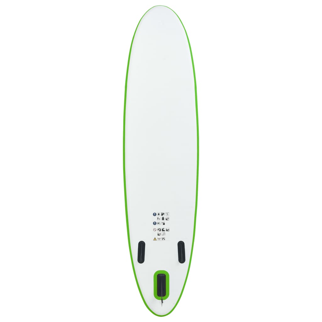 Set Tavola Gonfiabile da SUP Verde e Bianco - homemem39