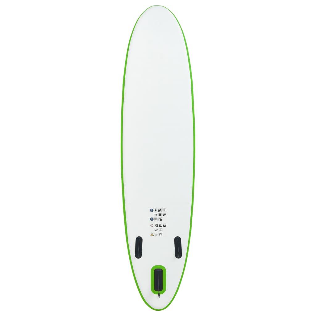 Set Tavola Gonfiabile da SUP Verde e Bianco - homemem39