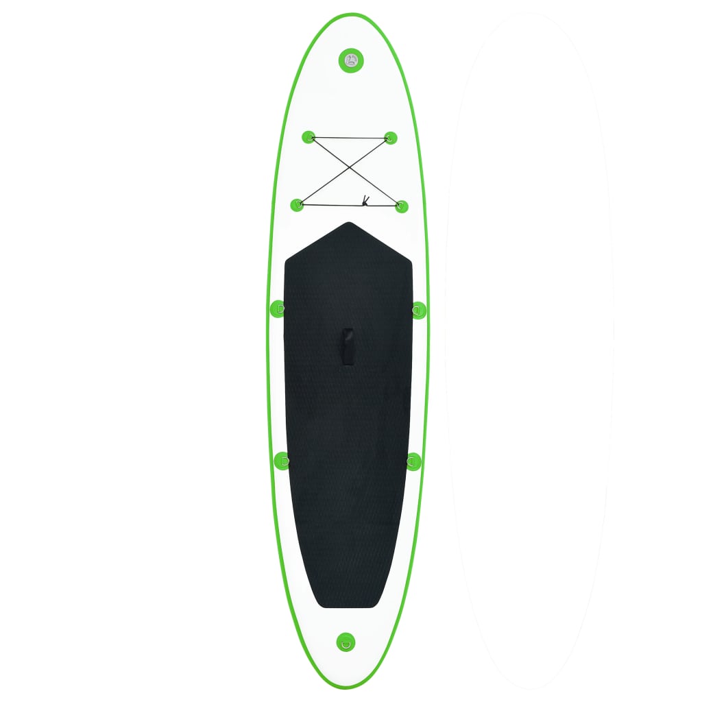 Set Tavola Gonfiabile da SUP Verde e Bianco - homemem39