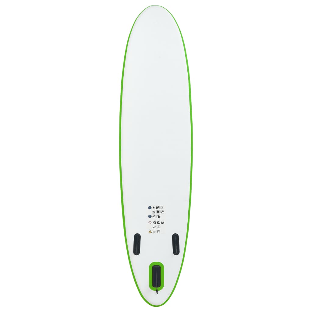 Set Tavola Gonfiabile da SUP Verde e Bianco - homemem39