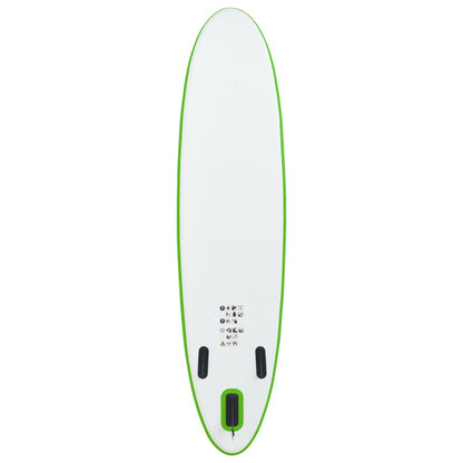 Set Tavola Gonfiabile da SUP Verde e Bianco - homemem39