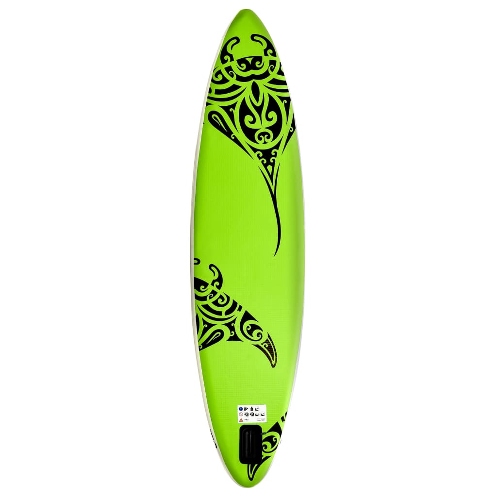 Set Tavola Gonfiabile da SUP 305x76x15 cm Verde - homemem39