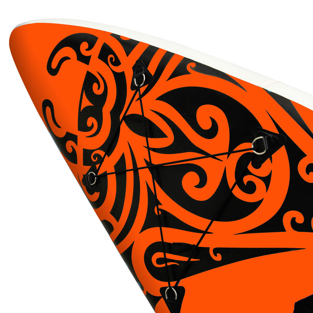 Set Tavola Gonfiabile da SUP 305x76x15 cm Arancione - homemem39