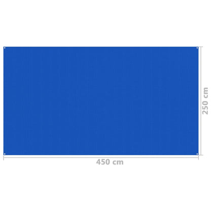 Tappeto da Tenda 250x450 cm Blu - homemem39