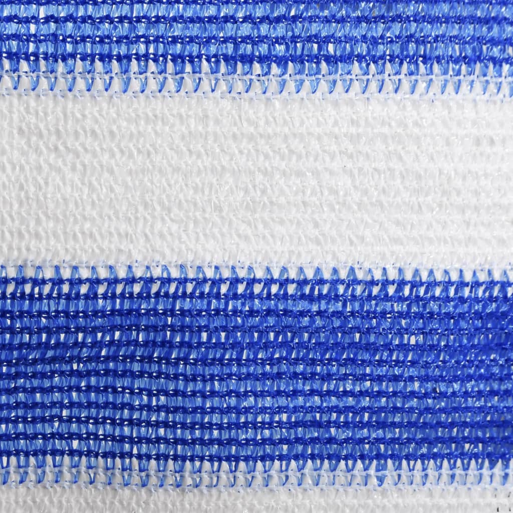 Paravento da Balcone Blu e Bianco 75x300 cm in HDPE - homemem39
