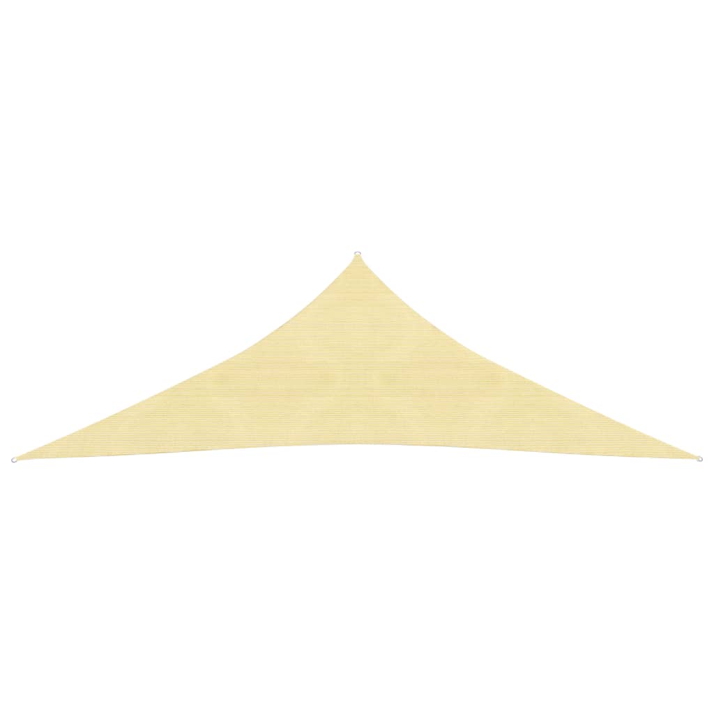 Vela Parasole 160 g/m² Beige 3,5x3,5x4,9 m in HDPE - homemem39