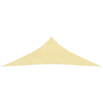 Vela Parasole 160 g/m² Beige 3,5x3,5x4,9 m in HDPE - homemem39