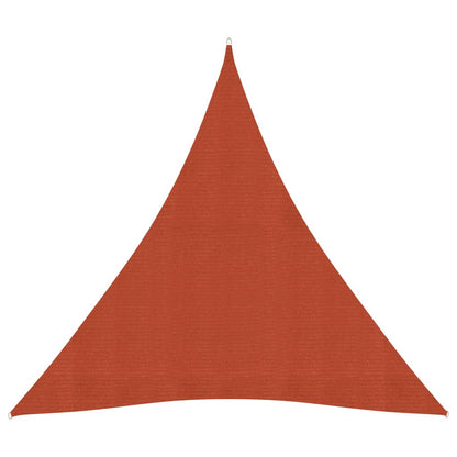 Vela Parasole 160 g/m² Terracotta 4x4x4 m in HDPE - homemem39