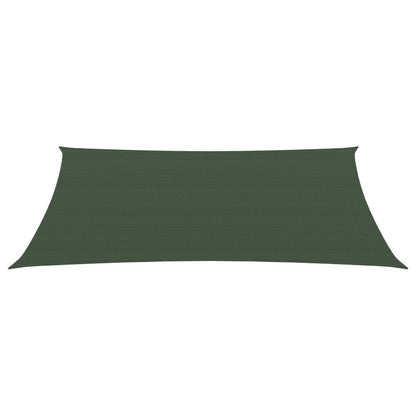 Vela Parasole 160 g/m² Verde Scuro 3,5x4,5 m in HDPE - homemem39