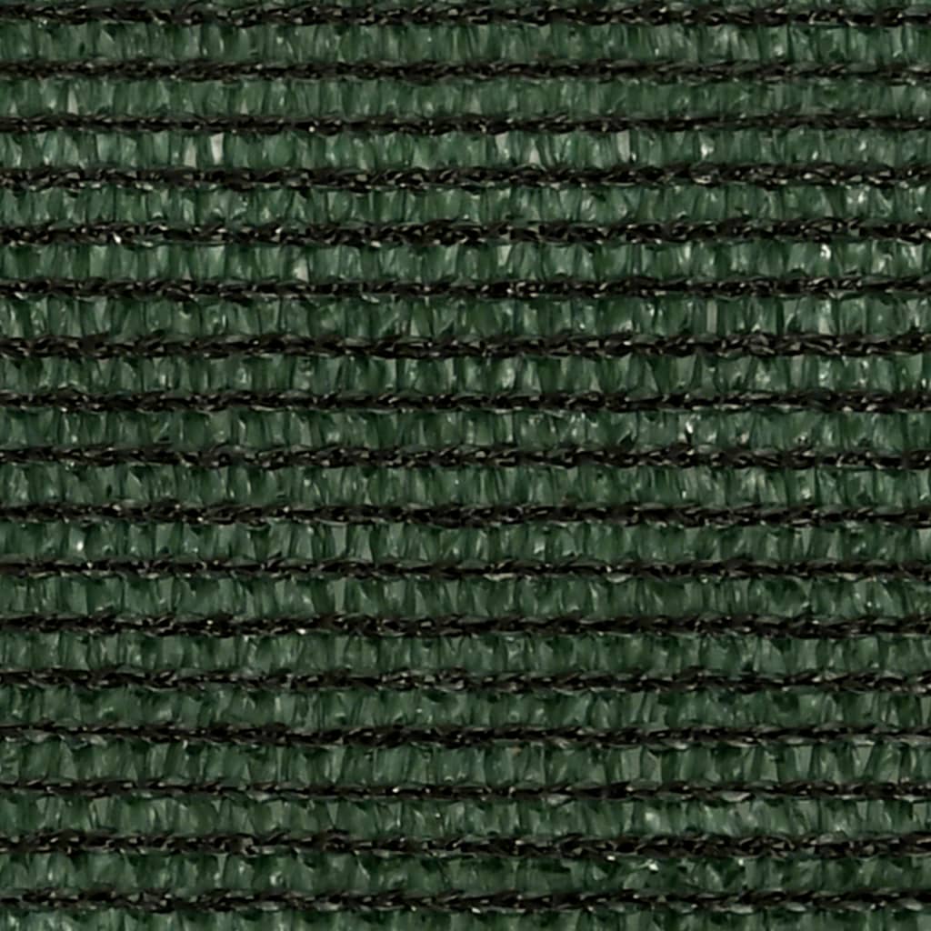 Vela Parasole 160 g/m² Verde Scuro 3,5x4,5 m in HDPE - homemem39