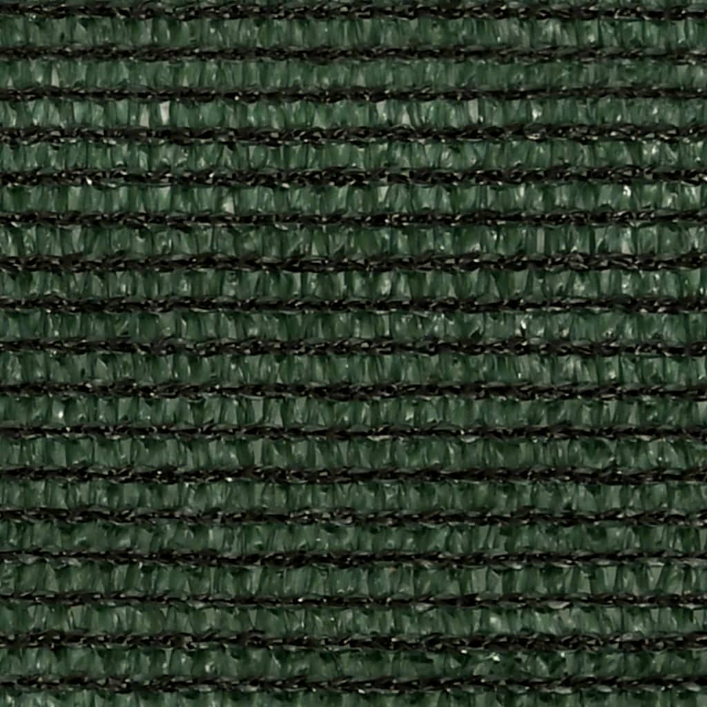 Vela Parasole 160 g/m² Verde Scuro 3,5x3,5x4,9 m in HDPE - homemem39