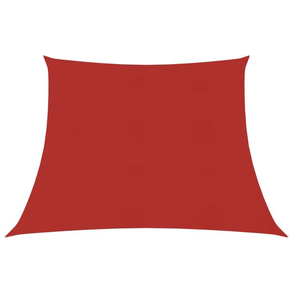 Vela Parasole 160 g/m² Rossa 3/4x3 m in HDPE - homemem39