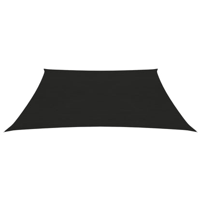 Vela Parasole 160 g/m² Nera 3,6x3,6 m in HDPE - homemem39