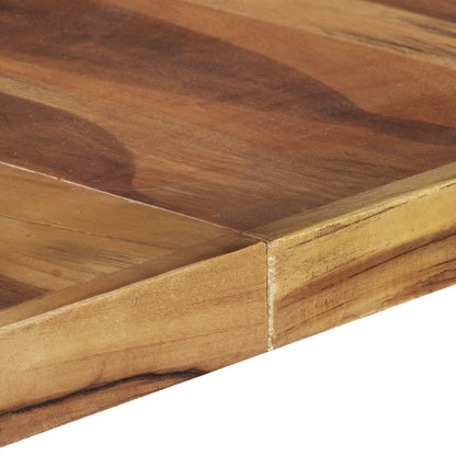 Tavolo da Pranzo 140x140x75 cm Legno Massello Finitura Sheesham - homemem39