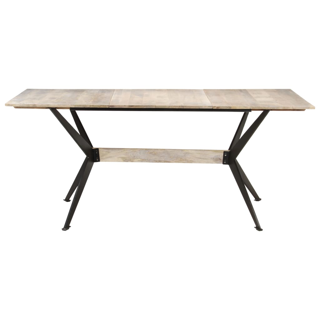 Tavolo da Pranzo 180x90x76 cm in Legno Massello di Mango - homemem39