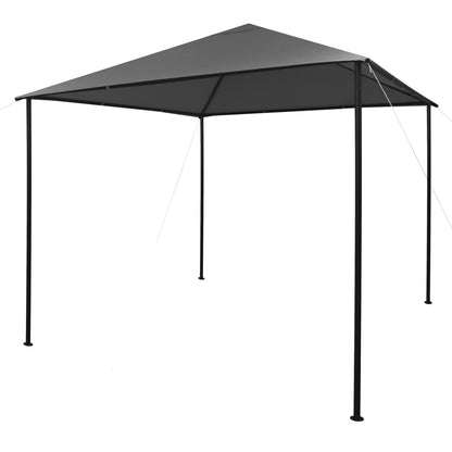 Gazebo 3x3 m Antracite in Tessuto e Acciaio 180 g/m² - homemem39