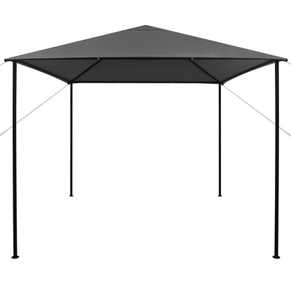 Gazebo 3x3 m Antracite in Tessuto e Acciaio 180 g/m² - homemem39