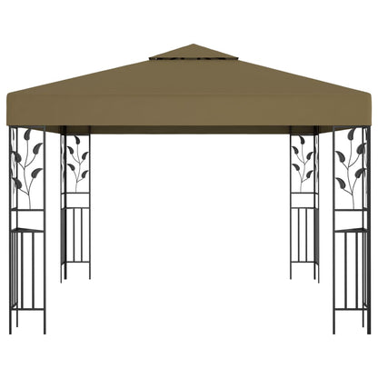 Gazebo 3x3 m Grigio Talpa 180 g/m² - homemem39