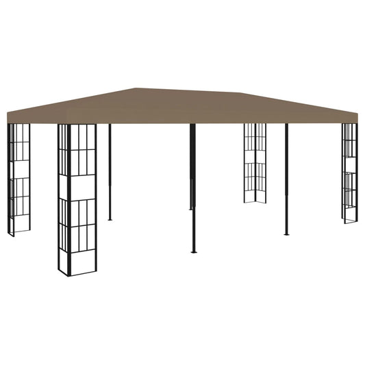 Gazebo 6x3 m Grigio Talpa - homemem39