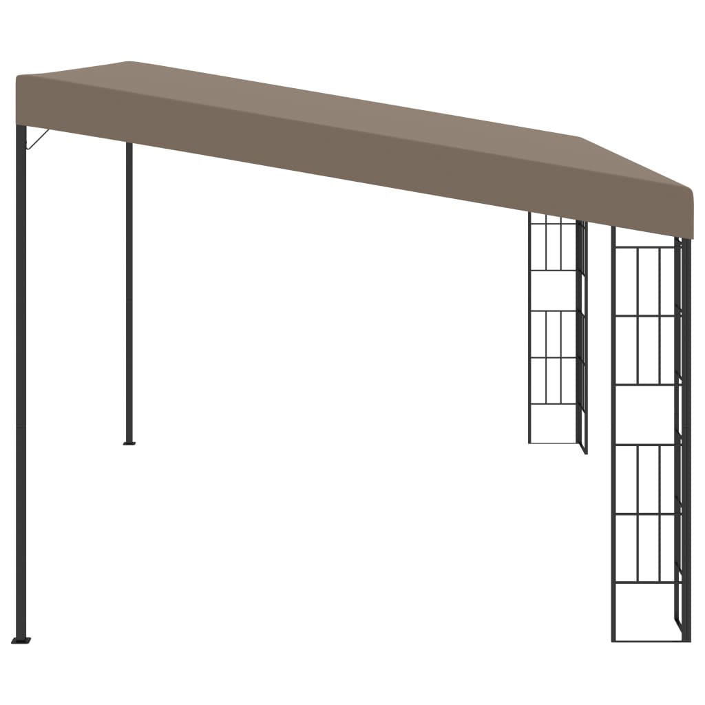 Gazebo a Parete 4x3 m Talpa in Tessuto - homemem39