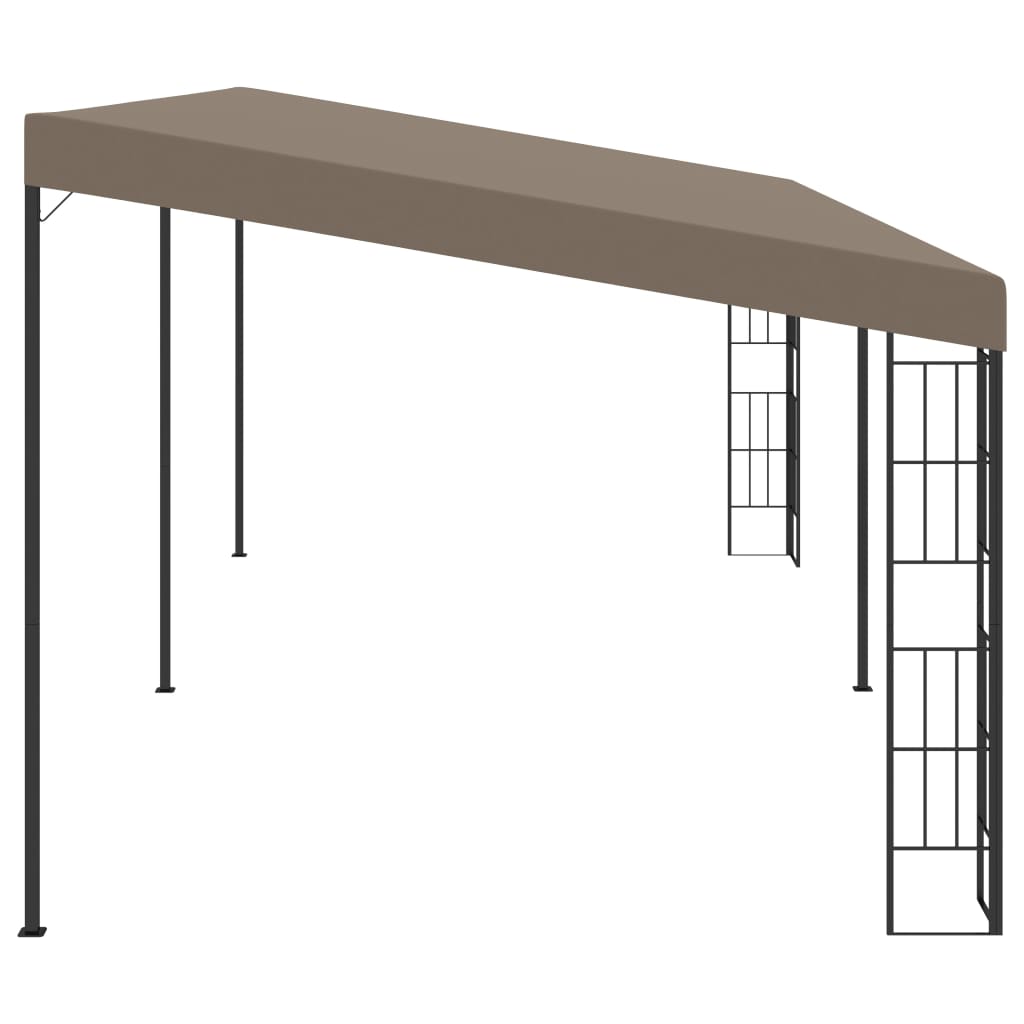 Gazebo a Parete 6x3 m Talpa in Tessuto - homemem39