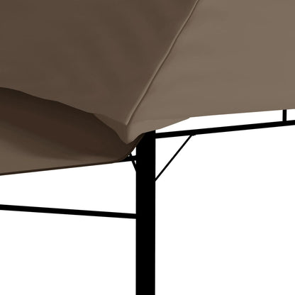 vidaXL Gazebo Tetto Doppio Estendibile 3x3x2,75m Grigio Talpa 180g/m² - homemem39