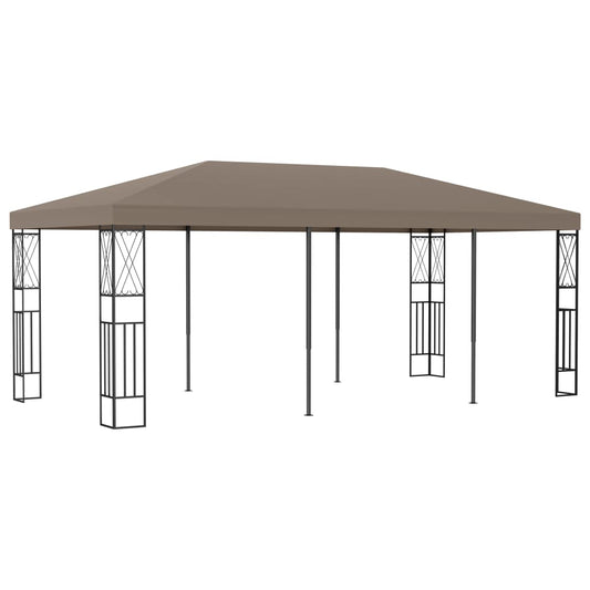 Gazebo 6x3 m Grigio Talpa in Tessuto - homemem39