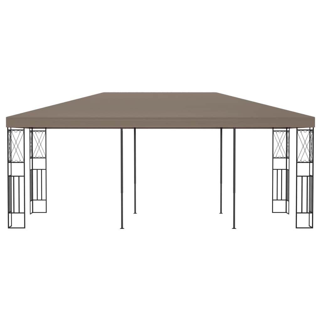 Gazebo 6x3 m Grigio Talpa in Tessuto - homemem39