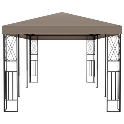 Gazebo 6x3 m Grigio Talpa in Tessuto - homemem39