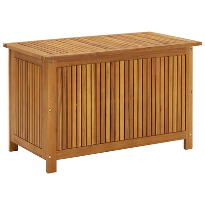 Baule da Giardino 90x50x58 cm in Legno Massello di Acacia - homemem39