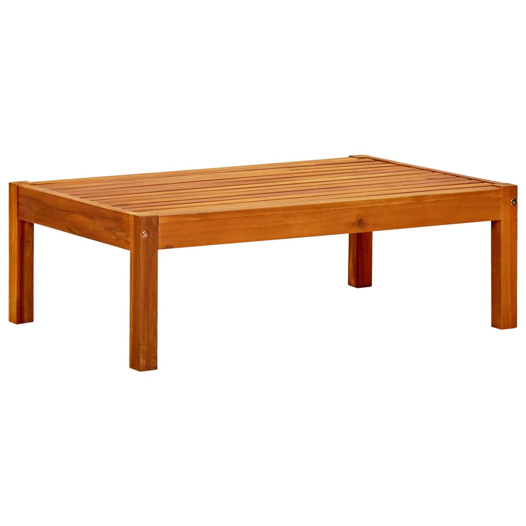 Tavolo da Giardino 85x57x29 cm in Legno Massello di Acacia - homemem39