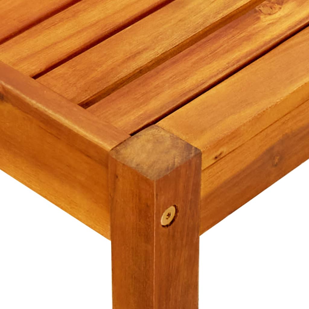 Tavolo da Giardino 85x57x29 cm in Legno Massello di Acacia - homemem39