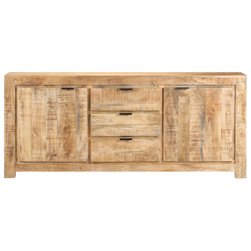 Credenza 175x40x75 cm in Legno di Mango Grezzo - homemem39