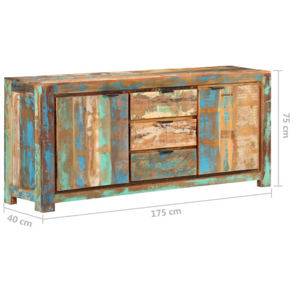 Credenza 175x40x75 cm in Legno Massello di Recupero - homemem39