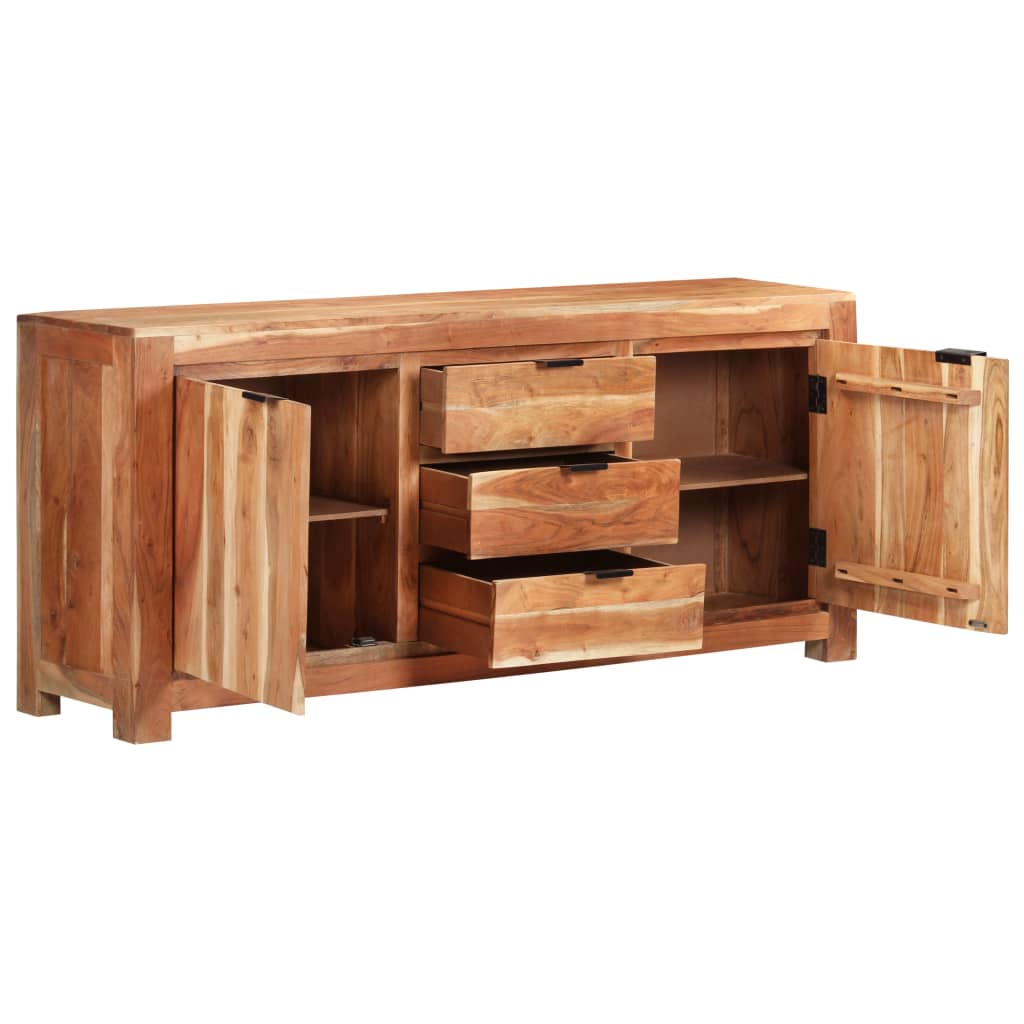 Credenza 175x40x75 cm in Legno Massello di Acacia - homemem39