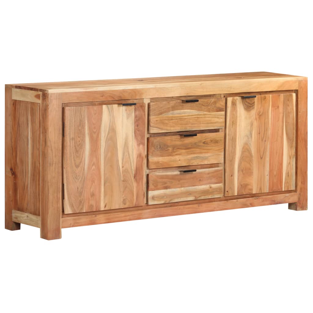 Credenza 175x40x75 cm in Legno Massello di Acacia - homemem39