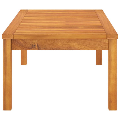 Tavolino da Caffè 100x50x33 cm in Legno Massello di Acacia - homemem39