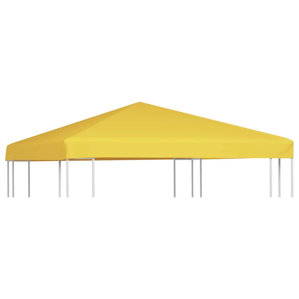 Copertura Superiore per Gazebo 270 g/m² 3x3 m Gialla - homemem39