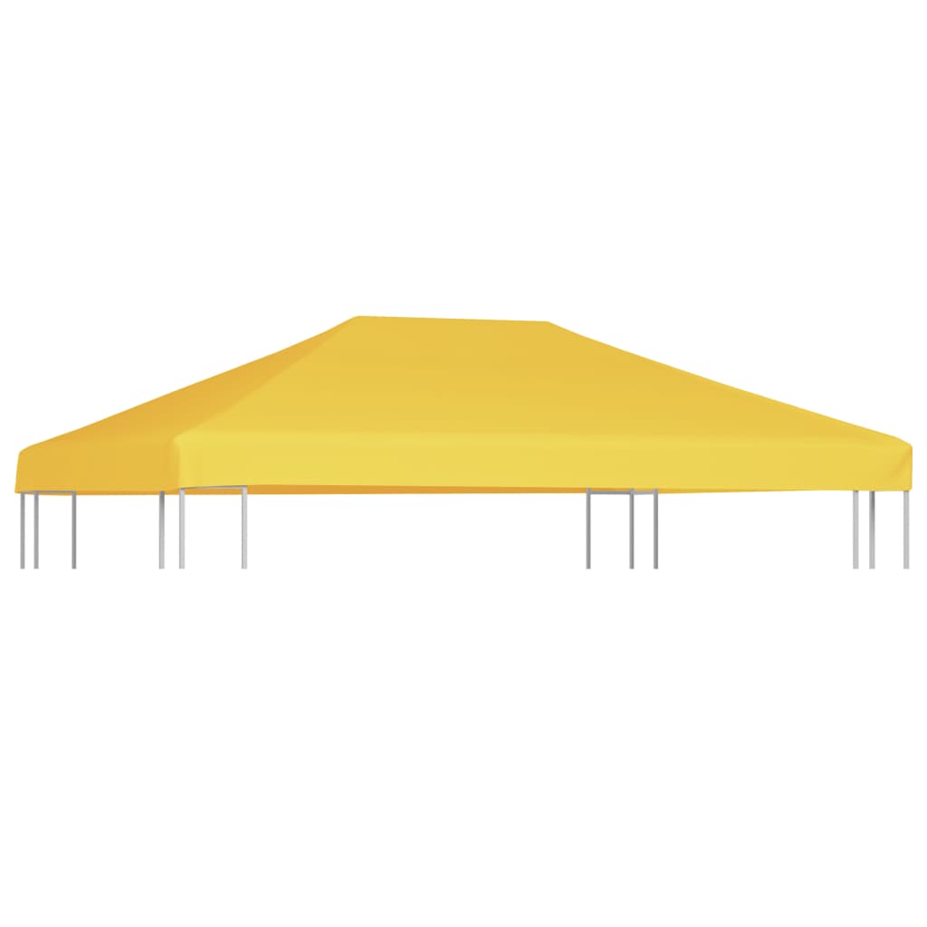 Copertura Superiore per Gazebo 270 g/m² 4x3 m Gialla - homemem39